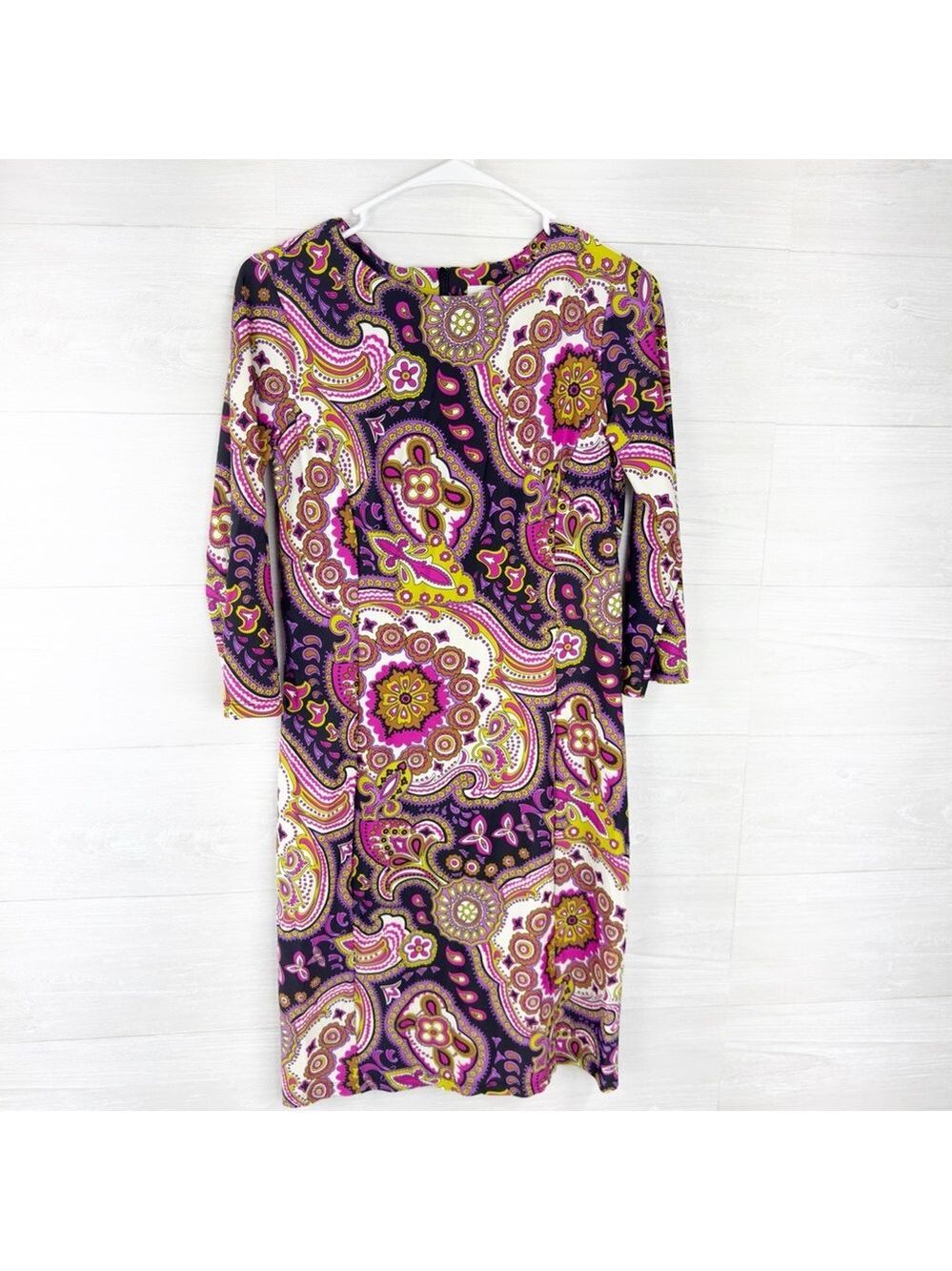 Jude Connally Hayley Boysenberry Print Midi Dress